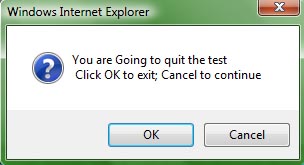 exit dialog